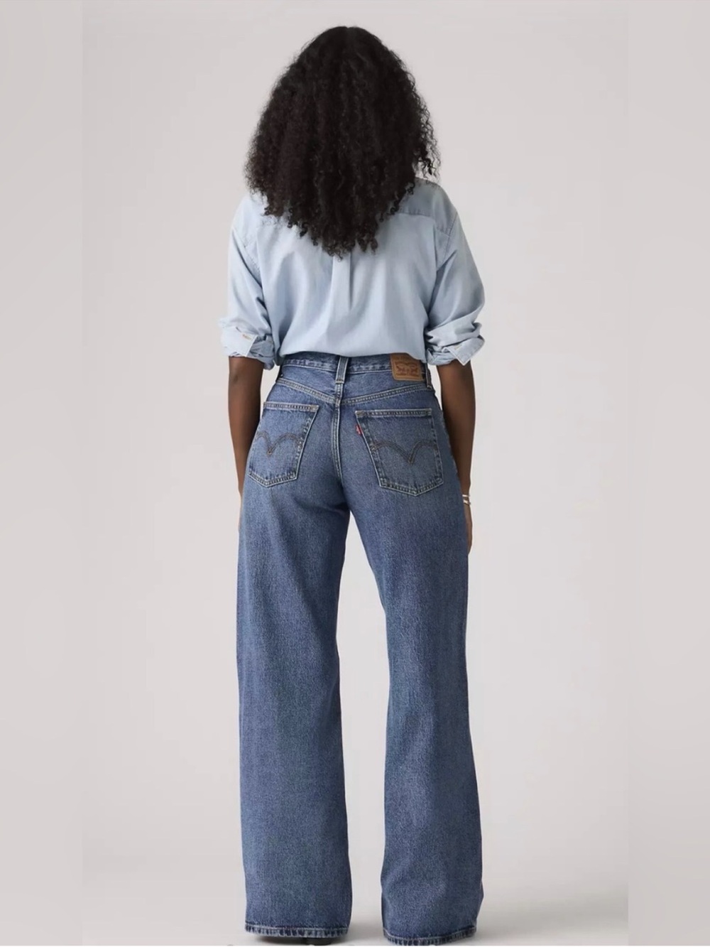 BOGO! Levi’s ‘94 Baggy Wide Leg Jeans Mid Rise Size 26 - Picture 3 of 10
